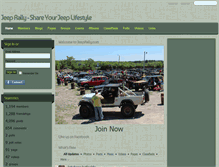Tablet Screenshot of jeeprally.com